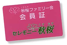 秋桜ファミリー会カード画像